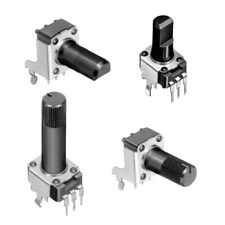 ALPS Serie RK09K/RK09D Kohleschicht-Potentiometer Printmontage, 10/50 kOhm