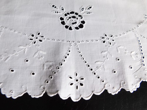 Antik leinen tischdecke weiss - leinen,