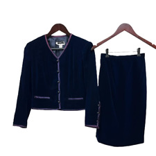 CHANEL Vintage-Set aus Samt