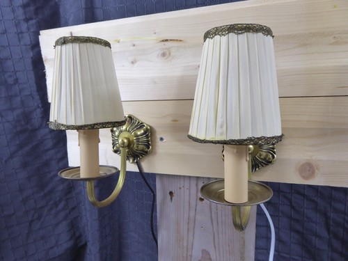 Vintage wandleuchten paar - vintage,