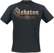 Sabaton T-Shirt Herren Logo schwarz Band-Merch, Bands