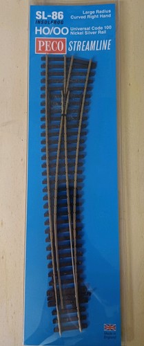 Peco 86 bogenweiche - peco, sl-86