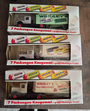 Modell-LKWs aus Wrigley Kaugummi Werbung 3 Stück zum Sammeln