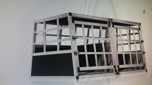 Hundebox auto alu xxl doppel - xxl,
