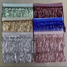 Paillettenquaste Fransen Fransenborte 20 cm Tropfen 22 verschiedene Farben