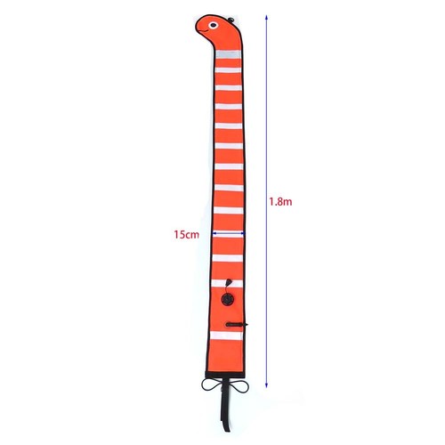 180x15cm tauchboje mit - 180x15cm,