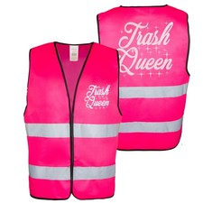 Weste trash queen - queen, pink