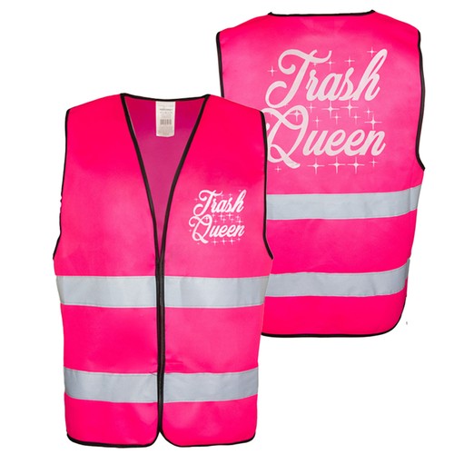 Weste trash queen pink - queen,