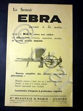 Broschüre Landmaschinen EBRA - Sämaschine Sämaschine - ca. 1950