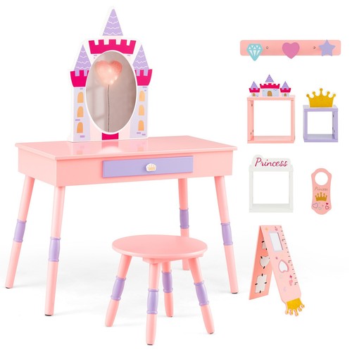Kinder schminktisch mit hocker - kinder,