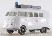 Wiking 1:87 VW A.S.S alt H0 T1 Bus Krankenwagen Silber DRK GK 320/14B CS 1036/2C