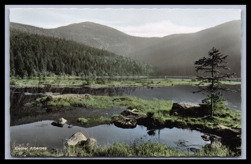 Ansichtskarte kleiner arbersee - ansichtskarte,