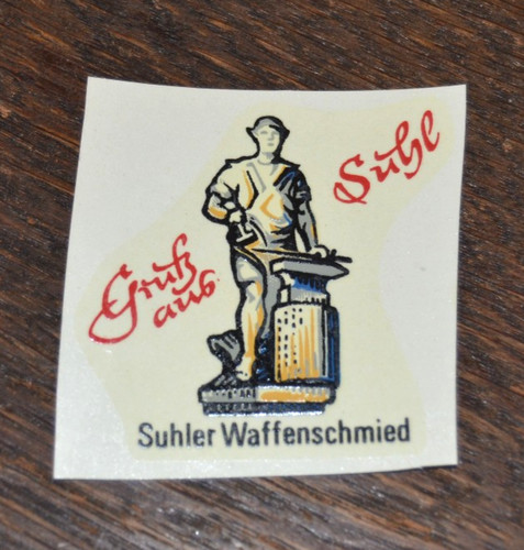 Seltenes ddr abziehbild gruß - seltenes,