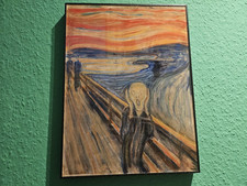 Der Schrei, Edvard Munch, Druck ,mit Acrylglas Und Rahmen