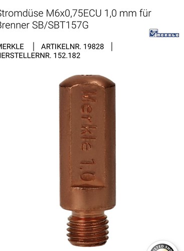 Merkle kontaktdüsen 8 - merkle, 0,8