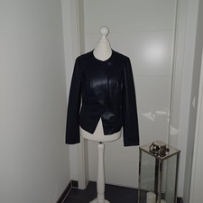 Neu Lederlook Blazer-Jacke 36
