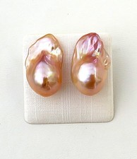 Ming Perlen Ohrstecker Tropfen