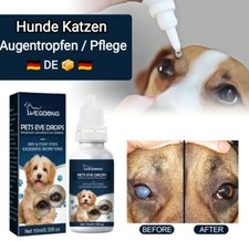 Haustier Augen Tropfen