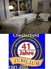 Chesterfield  Leder Garnitur