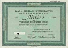 Maschinenfabrik WEINGARTEN