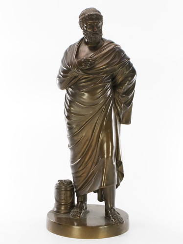 Antike bronzefigur statue des - bronzefigur,