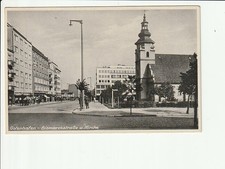 GOTENHAFEN/ Ostpr...,Bismarckstraße, Altneubau, Geschäfte, Kirche...s/w AK kl