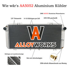 Kühler 3 Reihe Aluminum Für
