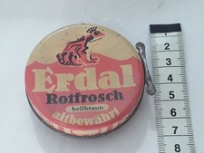 Erdal Rotfrosch   Schuhcreme Blechdose alt 