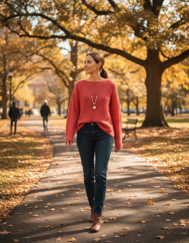 Damen lace pullover - lace,