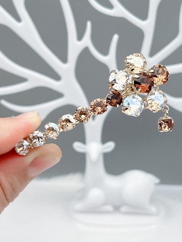 Haarspange blume mit - haarspange,