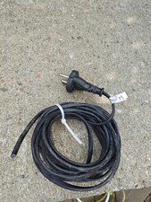 Staubsauger Anschlussleitung 4,4m  mit Rund-Stecker Elektro-Kabel 230v  2x0,75