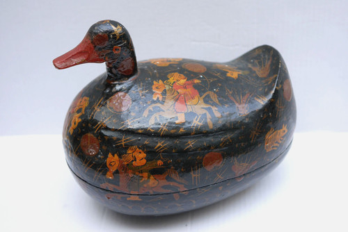 Vintage kashmiri pappmache - vintage,