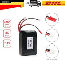 4000mah lipo akku - 7,4v,