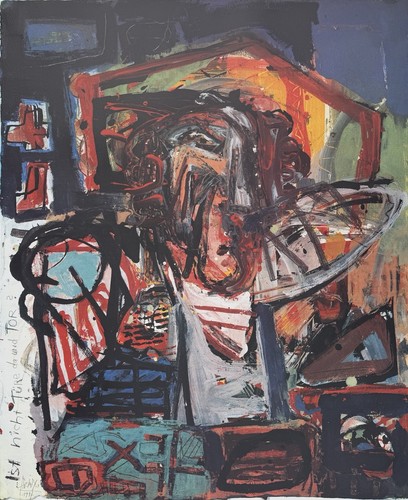 Unleserlich 1997 abstrakt - ,