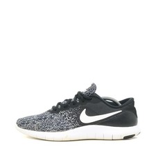 Nike Damen Flex Contact Laufschuhe Schwarz Weiß Mesh Low-Top Sneaker EU 42