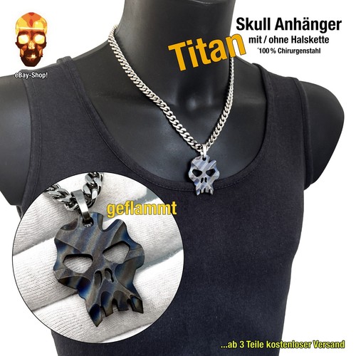 Titan skull geflammt - geflammt,