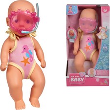 New born baby badepuppe - new,