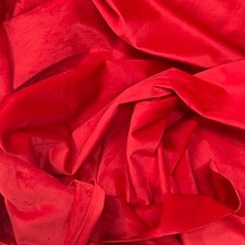 PREMIUM LUXUS Rot Samt Stoff