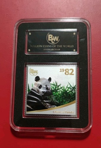 Silberbriefmarke bcw - *,