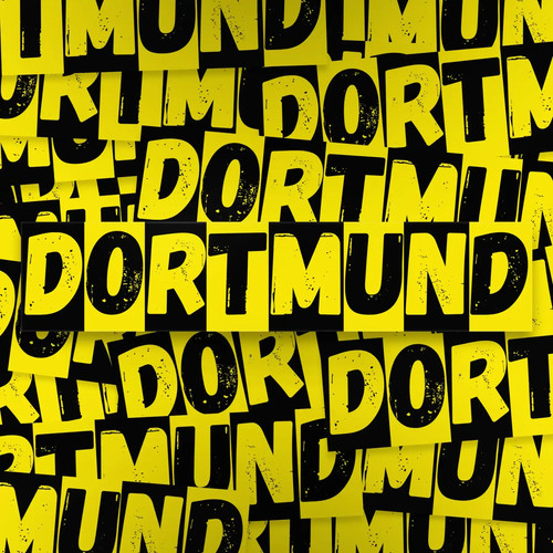 100x dortmund aufkleber - dortmund, aufkleber/