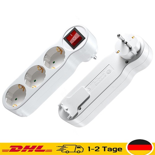 Dreifachstecker mit schalter - dreifachstecker,