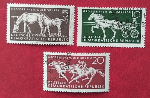 Briefmarken ddr pferderennen - briefmarken,