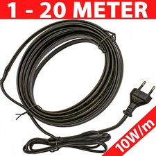 Heizkabel Frostschutz Rohrbegleitheizung Heizleitung 230V Kabel 10W/m 1 - 20 M ⭐