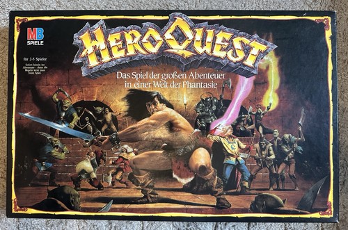 Heroquest spiele 1989 - mb,