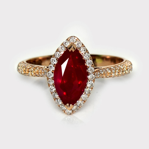 Gia 77ct burma rubin - 1,77ct,