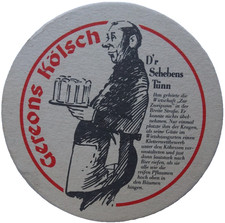 ALTER BIERDECKEL Gereons