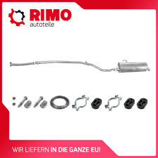 Peugeot 206 1.1 1.4 (2000-2006) Schrägheck Auspuffanlage Mit Montagesatz Auspuff