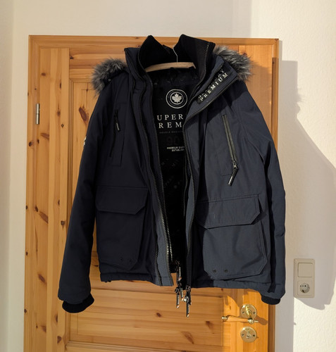 Superdry premium herren parka - herren,