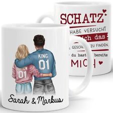 Tasse Paar personalisiert mit