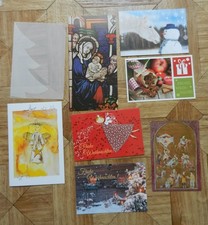 8 Weihnachtskarten Postkarten Klappkarten
